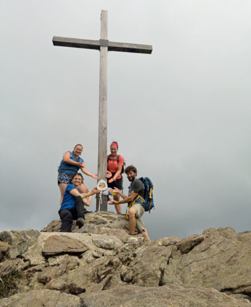Gipfel am Großen Arber auf der Acht-Tausendertour, Etappe N13