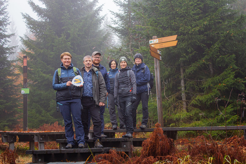 Wir sind Goldsteig: 38 Teams auf 38 Etappen! Die Stabsstelle Kommunikation und Koordination des Nationalparks Bayerischer Wald auf der Etappe N17