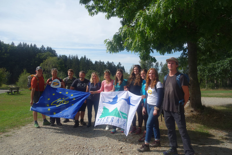 Pate der Etappe waren dieses Mal das Team der Akademie für Naturschutz und Landschaftspflege (ANL) sowie die Tourismusreferentin des Landkreises Straubing-Bogen, Birgit von Byern.