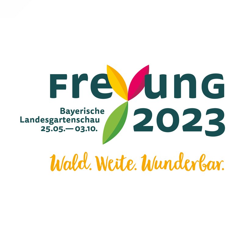 Logo: Bayerische Landesgartenschau Freyung 2023