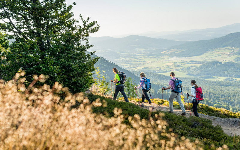 Auf Etappe N12 können Goldsteig-Wanderer die herrliche Aussicht vom Kaitersberg genießen