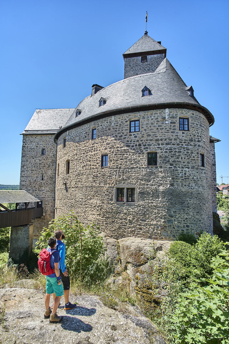 Imposant und sehr gut erhalten: die Burg Falkenberg am Goldsteig im Oberpfälzer Wald