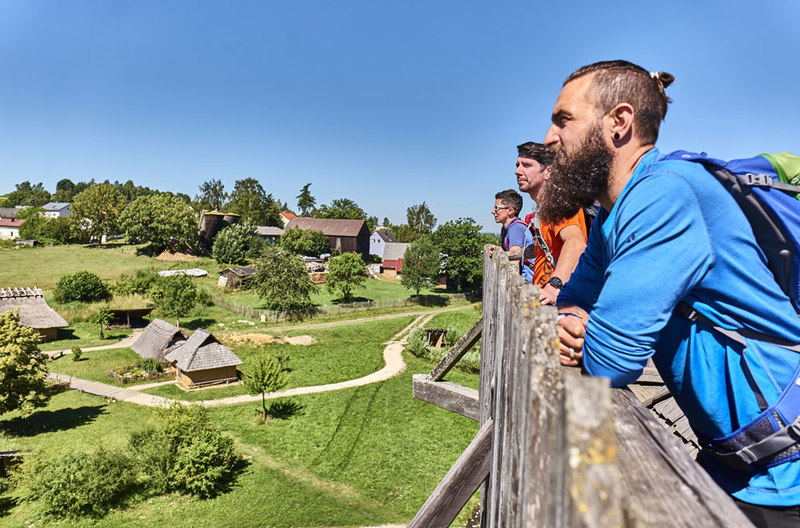 Ausblick über den Geschichtspark Bärnau-Tachov