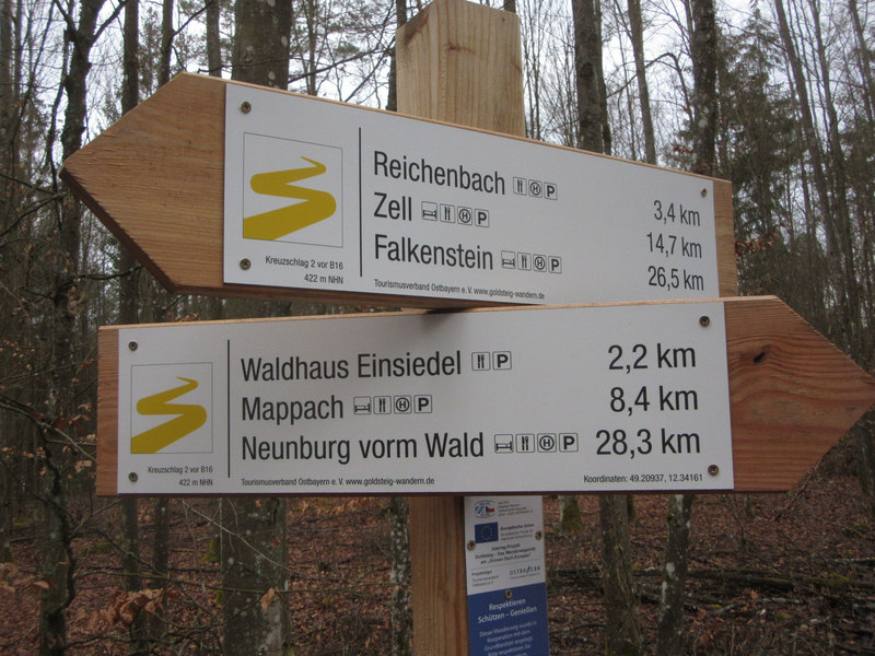 Der bayerische Goldsteig ist mit 660 km übrigens der längste und vielseitigste unter Deutschlands Qualitätswanderwegen.